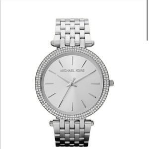 Michael Kors 39mm Silver Darcy Watch